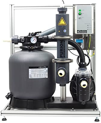 PURION 40 UV-Anlage Komplettsystem Poolreinigung ohne Chemie Beste Wasserqualität (PVC-U ohne Lebensdauerüberwachung)