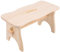 Creative Deco Fußbank Holz Hocker | 38 x 19 x 21 cm | Tritthocker Blumenhocker Toilettenhocker Holzbank Schemel Kinderhocher Fußhocker | Fußauflagen Stuhl Kiefernholz Natur