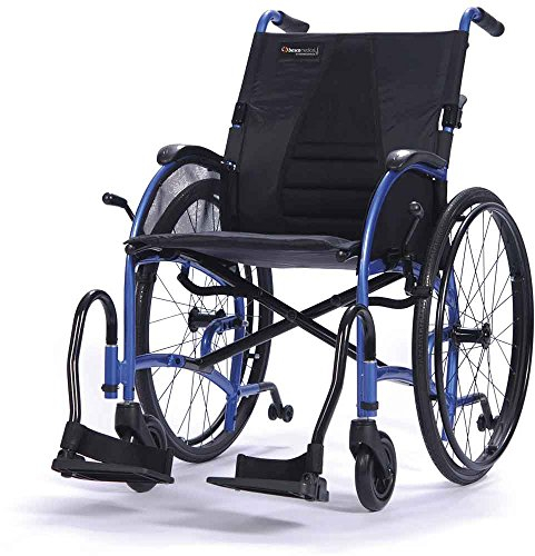 Rollstuhl STRONGBACK - Leichtgewicht Faltrollstuhl - Transportrollstuhl mit Steckachsensystem - Sitzbreite 50 cm