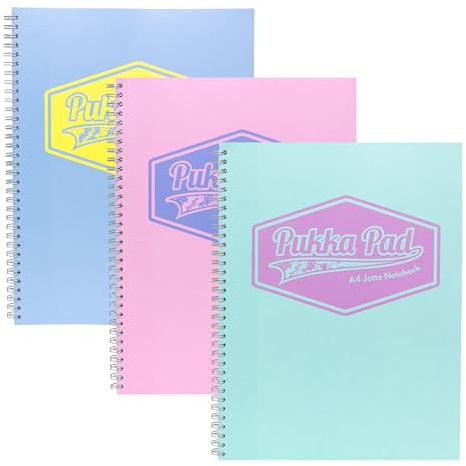 Pukka Pad Pastel Jotta Block, A4, 3 Stück