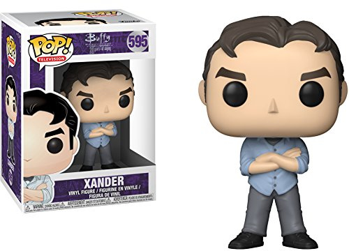 Funko Xander: Buffy The Vampire Slayer x POP! TV Vinyl Figure & 1 POP! Compatible PET Plastic Graphical Protector Bundle