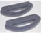 UNIVERSALE Kit 2pz Manici Maniglie Porta Frigorifero Aeg Electrolux Rex Zoppas 20,5cm Grigie