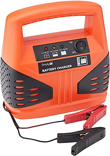 Simply SBC8 Portable Car Battery Charger 12V - Orange