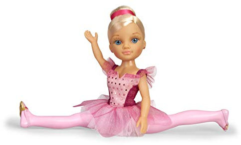Nancy - Un día de Ballet, Muñeca con tutú de Purpurina y Puntas de Ballet para niños y niñas a Partir de 3 años (Famosa 700015543)