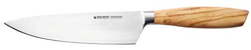 Felix SOLINGEN 972018F Size S Olive Kochmesser – 18cm Schneide aus Klingen-Stahl– Olivenholzgriff - Made in Germany