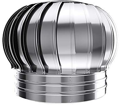 QWEASDF Ø100-200mm Kaminaufsatz Schornsteinabdeckung Drehbar Edelstahl Kaminhaube Schornsteinaufsatz Kamin Schornsteinaufsatz Kugelaufsatz Lüftungsaufsatz Ofen Kamin Lüftung,200mm