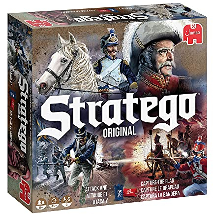 Jumbo, Stratego - Original, Strategy Board Game, 2 Players, Ages 8 Year Plus