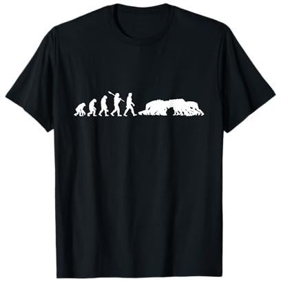 Lustige Rugby-Spieler & Fans - Evolution des Rugby Scrum T-Shirt