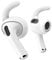 Keybudz EarBuddyz Silikon Ohrhörer Aufsätze für Apple AirPods 3, EarPods Kopfhörer Ohrhörer Zubehör, Ohrhaken Ohrbügel, rutschfest, Sport, weiß, Medium