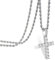 liameya Kreuz Kette, Anhänger Halskette mit Kreuz für Herren Silberkette Männer Iced Out Ketten Kreuzkette Hip Hop Schmuck Personalisierter Ostern Geschenk