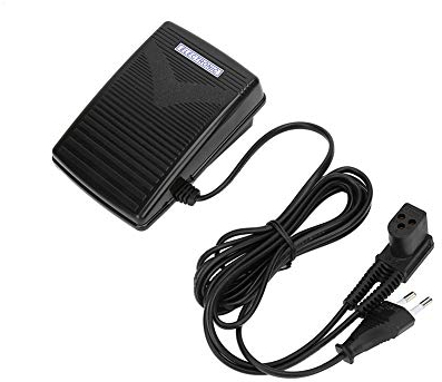 Fußpedal für Singer Nähmaschine, Nähmaschine Fußpedal Universal, 220 V EU-Stecker Universal-Fußpedal mit Netzkabel für Sing 974 Nähmaschine