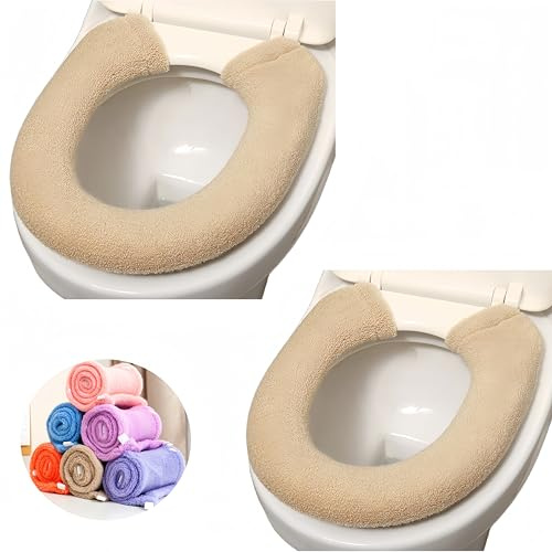 Toilet Seat Covers Soft Thick Toilet Seat Covers for Bathroom 2 Pack