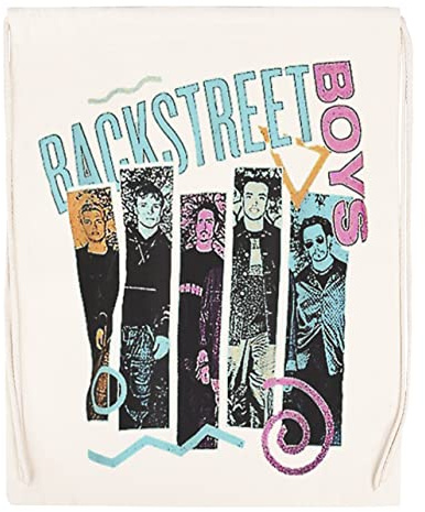 Capzy Popmusik Bringt Erinnerung An Backstreet Kordelzug Sporttasche Beige Drawstring Sport Bag