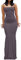 WINKEEY Vestito Donna Abito Lungo Elegante Abiti da Cerimonia Lunghi Vestiti Eleganti Y2k Maniche Lunghe Vestito Abito da Cocktail, Viola L