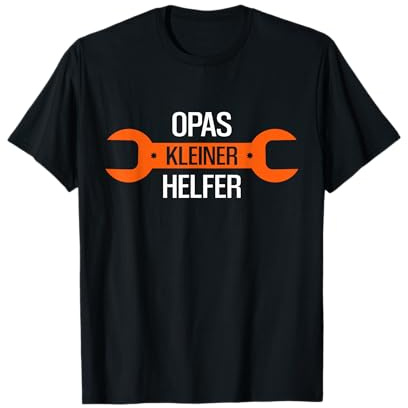 Opas kleiner Helfer Opa Enkel Werkzeug Kinder Werkstatt T-Shirt