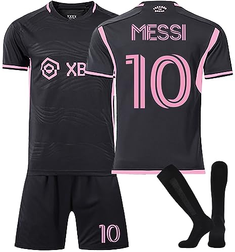 23/24 Fußball Trikot Nr.10 Trikots für Kinder Und Erwachsene, Neu Trikot Shorts Socken Set für Jungen Herren, Fussball Trikot Jersey Trainingsanzug