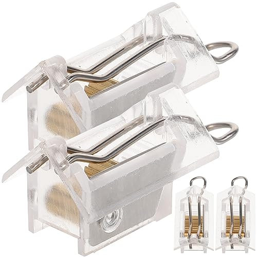 SEWACC 4pcs Window Curtains Window Shades for Home Venetian Blind Install Accessories Cord Lock Mechanism Hardware Window Blind Part Venetian Blind Cord Lock Bamboo Curtain Blinds Pom