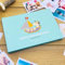 Omnisbebo Buch/Tagebuch Geburt für Babys und Kinder, Erinnerungsalbum zum Aufbewahren von Fotos und zur Aufzeichnung der wertvollsten Erinnerungen an das erste Jahr des Babys, mit 6 Bögen süßer