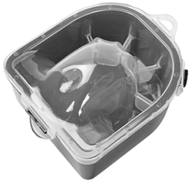 Perfeclan Nail Soaking Bowl Soaker Tray Double Layer Professional for Home Use Nails SPA