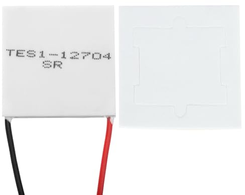 sourcing map TES1-12704 Semiconductor Refrigeration Tablets 15.8V 4A 36W Heatsink Thermoelectric Cooler Cooling Plate Module 30x30mm