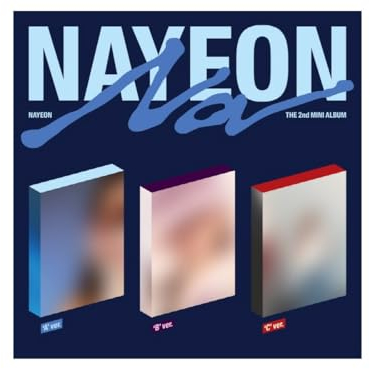 NAYEON TWICE - NA 2nd Mini Album+Pre-Order Gift+Folded Poster (3 ver. SET, 3 Folded Posters)