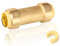 HeSun 1er-Pack Pushfit-Rückschlagventil, 3/4 Zoll Push to Connect Sanitärarmaturen mit Trennclip, Messing-Steckverschraubungen für PEX-, Kupfer-, CPVC-, PE-RT-Rohre
