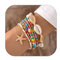 Nayyana 7 Stück Muschel-Armbänder für Frauen, Boho-Mehrschicht-Perlenarmbänder, Muschel-Armbänder, Seestern-Armbänder, Strand-Armbänder, Schmuckzubehör für Frauen - Mehrfarbig