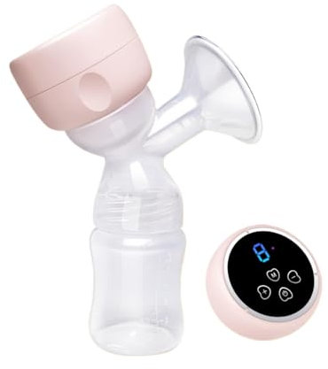 Electric Breast Pump, Rechargeable Breast Pump, Portable Breast Pump, Heavy Duty Pumps, Low Noise Milk Extractor, Silicone Breastfeeding, 3.15 x 3.15 x 2.17 Inches for Travel and Home Use