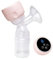 Electric Breast Pump, Rechargeable Breast Pump, Portable Breast Pump, Heavy Duty Pumps, Low Noise Milk Extractor, Silicone Breastfeeding, 3.15 x 3.15 x 2.17 Inches for Travel and Home Use