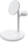 Greencell MagScape - Supporto di ricarica induttivo 3 in 1 MagSafe per iPhone, Apple Watch, AirPods e altre cuffie wireless (bianco)