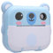 Appareil Photo instantané, Appareil Photo Numérique à Instantanée 1000 MAh en Niveaux de Gris 1080P pour Cadeaux pour Enfants (Bleu)