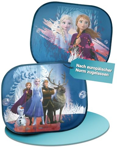 HiTS4KiDS 2 x Sonnenschutz für Seitenscheiben (Königin) – Befestigung mit Saugnäpfen – Effektiver Sonnenschutz Auto Kinder – Schutz Auto – Universell passender Sonnenschutz Auto