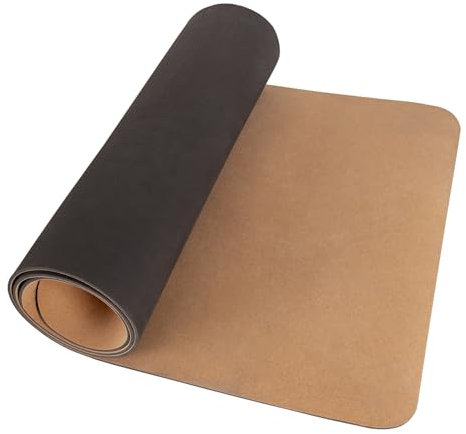 Selonis Tapis En Liège Pour Yoga Surface Antidérapante Structure Naturelle Tapis D'exercice Durable Et Polyvalent Perfect Pour La Méditation Ou Les Exercices, Naturel