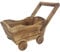 Bemvp Carriola Ornamentale in Legno per Piante Giardino, Fiori, Fioriera, Grande Ornamento Giardino, Decorazione per Esterni, Piantagione, Decorazione per Patio