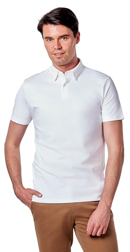 Xposed Mens Mercerised 100% Cotton Polo T Shirt Short Sleeve Collar Smart Golf Top Regular Fit