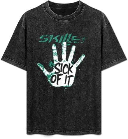 Skillet Band Mens T-Shirt Unisex Graphic Black Tee Shirt XL
