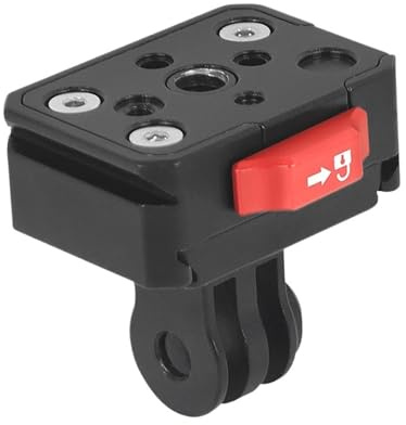 Piastra a sgancio rapido V Mount Gimbal Interruttore Vite da 1/4 for supporto for fotocamera 13 12 Action 5pro DLSR(Combo C 3 Slot)