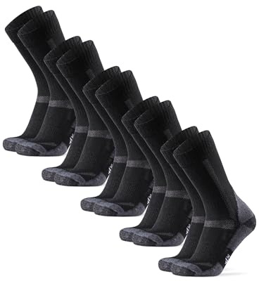DANISH ENDURANCE Merino Wandersocken, 1, 3 & 5 Paar | Merino Trekkingsocken, Stark Gepolstert & Atmungsaktiv, Geruchshemmend, für Wandern, Trekking & Arbeit, Unisex