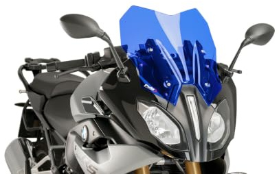 Puig 7616A Touring Windscreen improved wind protection, Blue