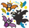 Baker Ross Halloween Fledermaus Bastelset (8 Stück) Deko-Anhänger Mix & Match Set für Kinder, Mittel