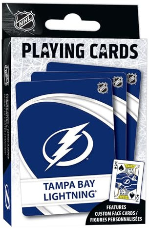 MasterPieces NHL Tampa Bay Lightning Spielkarten, Sortiert, Regular