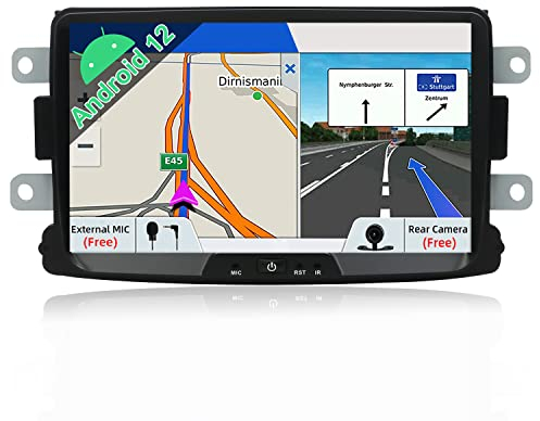 JOYX Android 14 Autoradio Car Stereo Compatible para Renault Duster/Dacia Sandero/Lada Xray 2/Renault Captur/Logan Coche Navegacion | 9” 2G+32G | Libre Cámara Trasera Canbus | GPS 2 DIN | Dab+ DSP