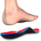 PCSsole Orthopädische Einlegesohlen für Plattfuß,Fersensporn,Plantarfasziitis, Schuhe Einlagen für Arbeitsschuhe, Sport,Schuheinlagen für Damen und Herren,Rot, EU48-49