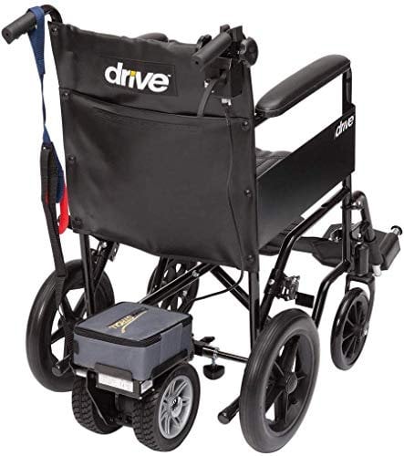 DSHUJC Lightweight Wheelchair Powerstroll - Dual Wheel Power Pack with Removable Battery Pack and Trigger
