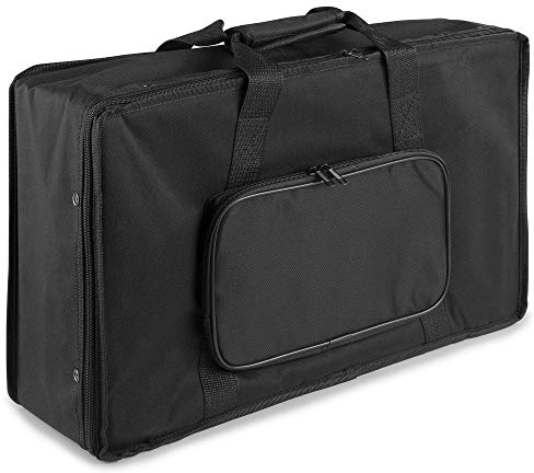 ETEC Professional Softcase Transporttasche für 6X Akku LED Par Scheinwerfer E412 - Tragbare Soft Bag für Party DJ Effekte, Bühne und Veranstaltung