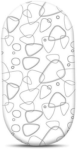 Couxily Bébé Drap Housse Berceau,Drap Housse Couffin,Drap Housse Nacelle pour Berceau Universels 75x33cm/72x32cm/70x30cm/80x46cm (1 pièce -A01)