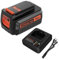 LBXR36 36V ~ 40V 2.5Ah Ersatzakku für Black Decker 36V Akku BL2536 LBX36 LBXR36 LBXR2036 LBX2540 mit Ladegerät ersetzen für Black Decker Ladegerät LCS36 /LCS40