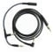 HansnBy Ersatz-Audiokabel kompatibel mit Sennheiser Game ONE, Game Zero, PC 373D, GSP 350, GSP 600, GSP 500 Gaming-Headsets Schwarz 2,1 m/6,5 ft