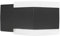 Smartwares Design-Außenwandleuchte Black Outdoor - 8 W - 440 lm - Warmweißes Licht - Auf-/Ab-Beleuchtung - Aluminium - IP44