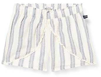 IKKS Baby-Jungen À Rayures, Volants et Dentelles Xu26040.11 Shorts, Ecru Draht, 3 Monate